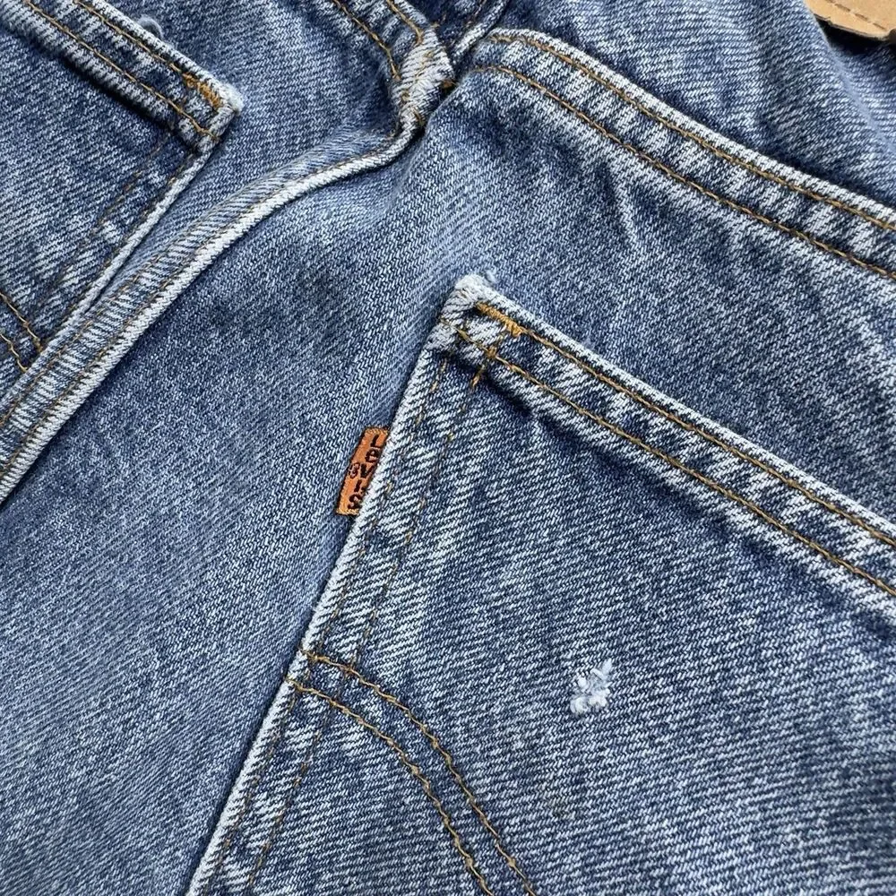 Vintage 80s Levi’s 505 Orange Tab Jeans 36x30 USA 20505-0217 Straight Leg